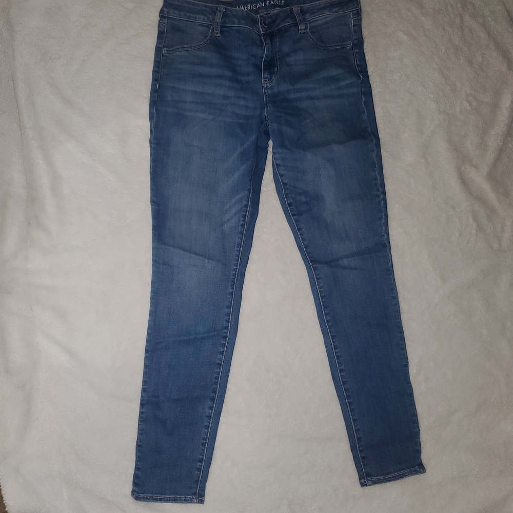 American Eagle Outfitters Blue Skinny Jeans Modern Fit